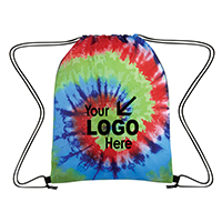 Tie-Dye Drawstring Backpack